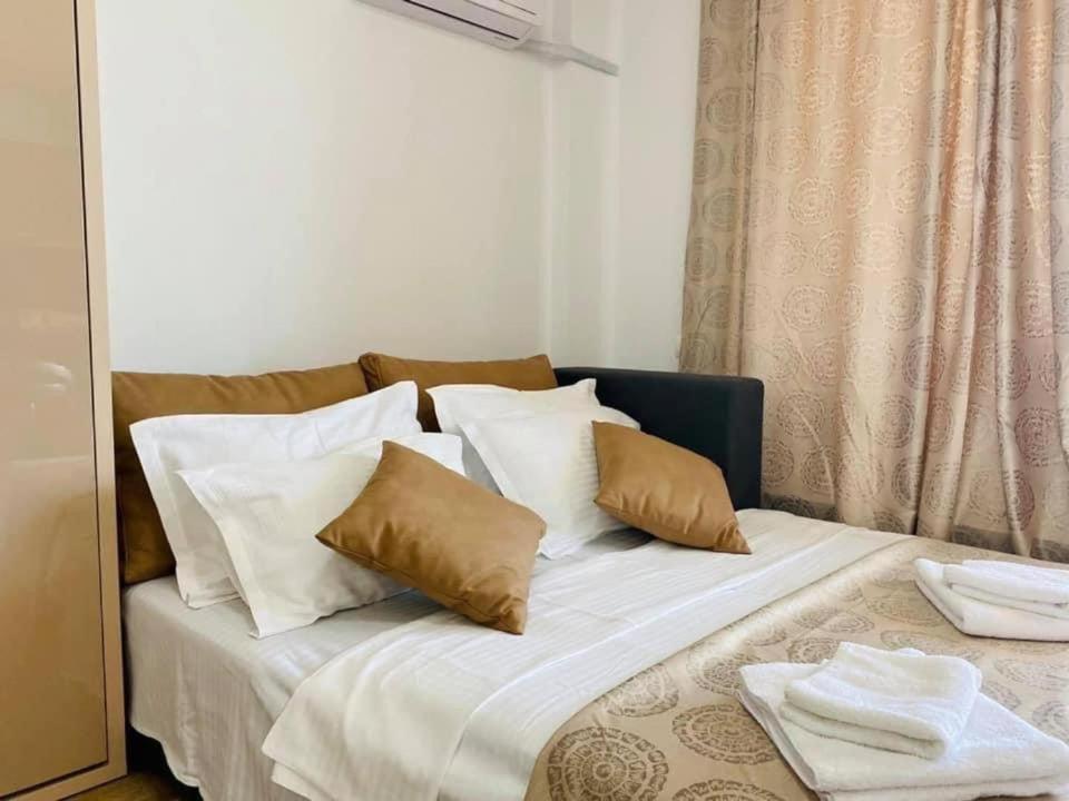 Postel nebo postele na pokoji v ubytování Bliss Apart Hotel Sea View