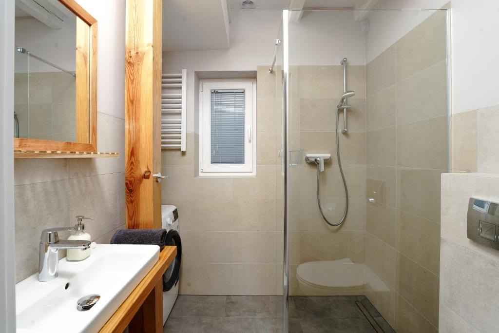 Koupelna v ubytování Domy Apartamentowe - Na Makowej