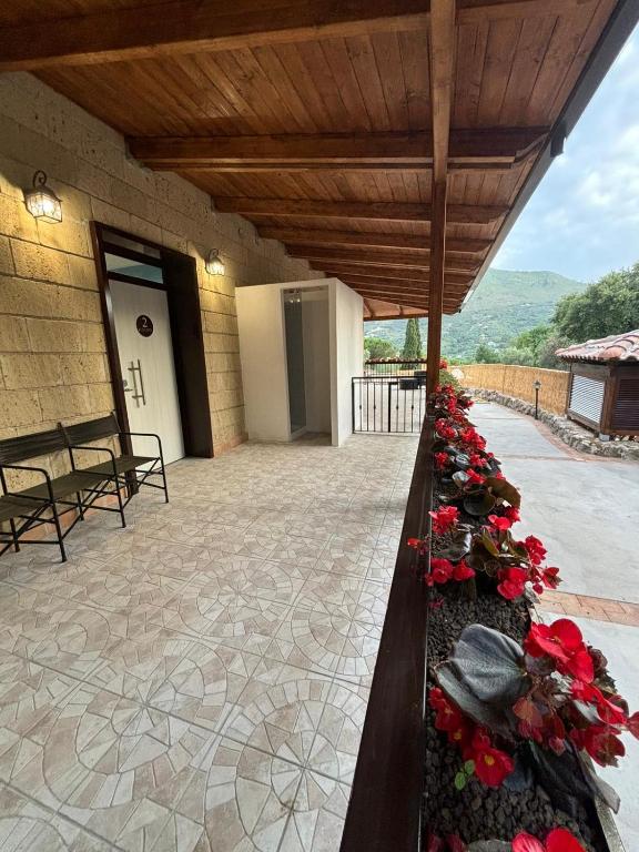 Balkón nebo terasa v ubytování Domus Arco Romano