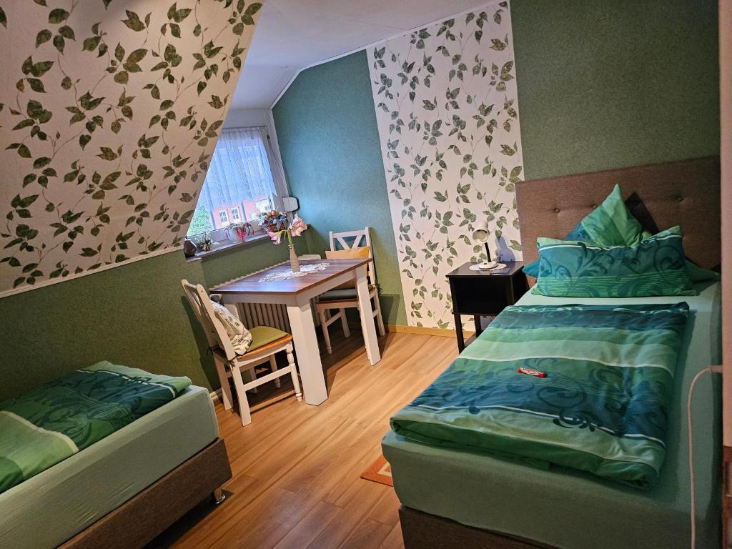 Postel nebo postele na pokoji v ubytování Ferienwohnung Prinz