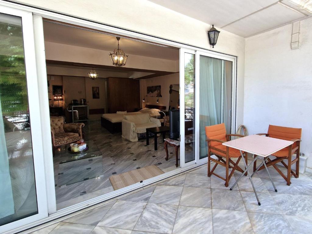 Patio nebo venkovní prostory v ubytování 4 Squares Apartments - Piano Studio
