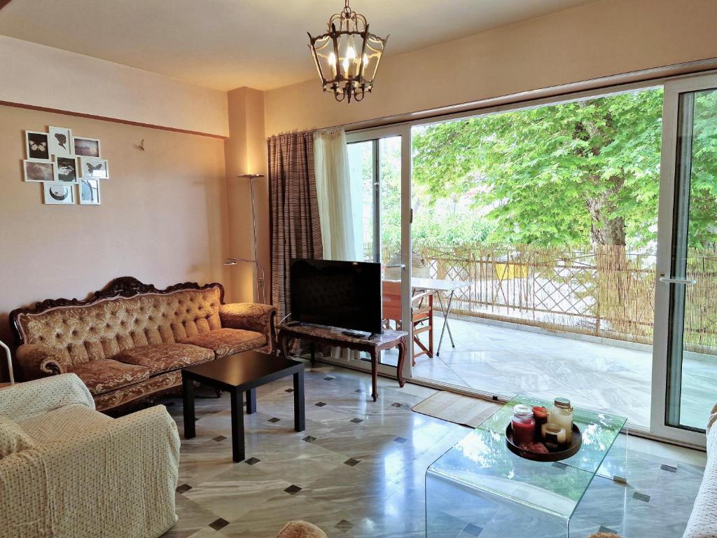 TV a/nebo společenská místnost v ubytování 4 Squares Apartments - Piano Studio