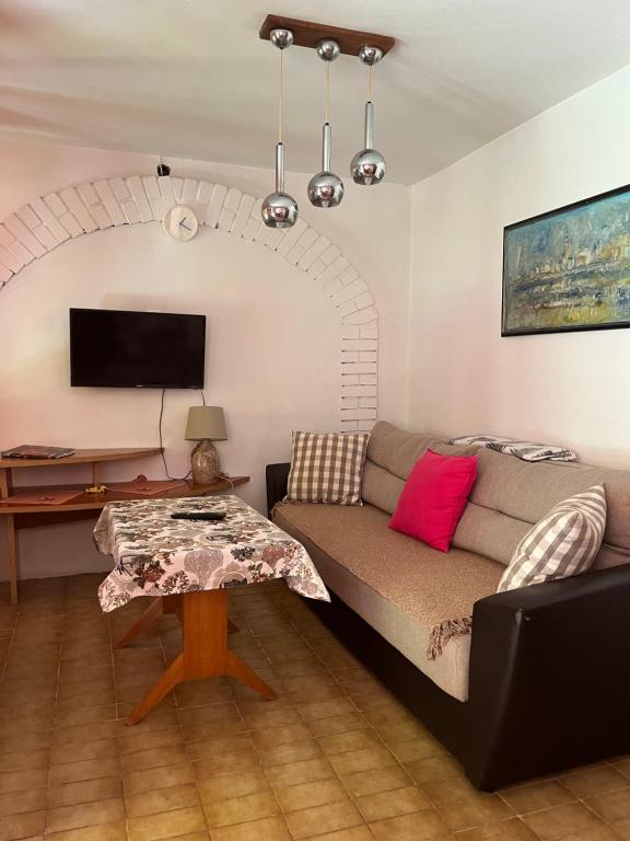 TV a/nebo společenská místnost v ubytování Apartmani LA MagaZa Banja Vrujci