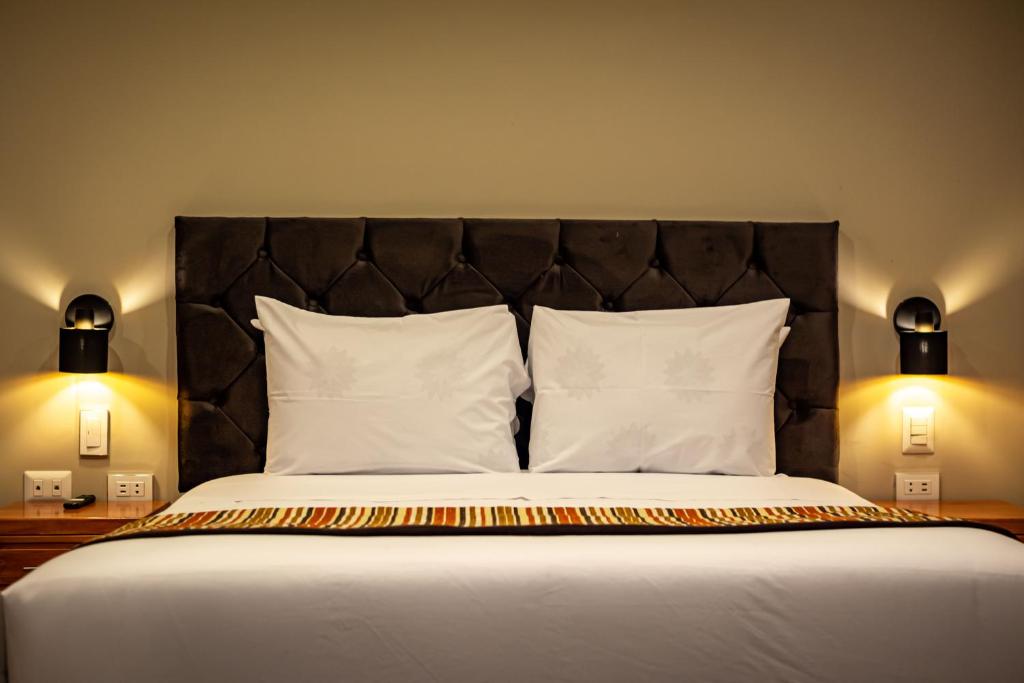 Ένα ή περισσότερα κρεβάτια σε δωμάτιο στο Santuario Machupicchu