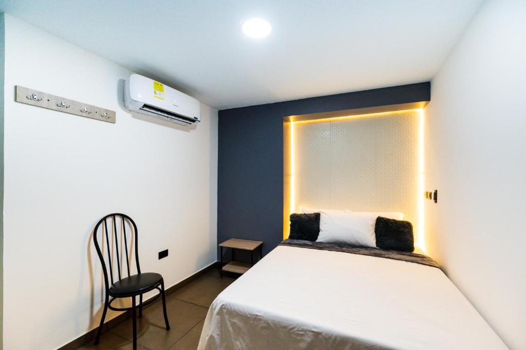 Postel nebo postele na pokoji v ubytování Hotel LAX78