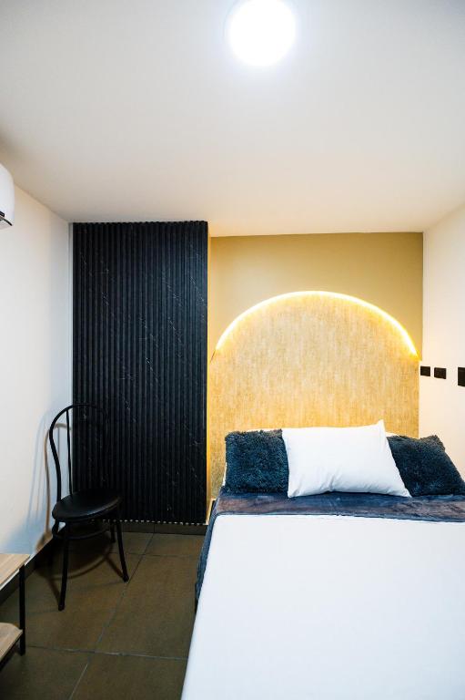 Postel nebo postele na pokoji v ubytování Hotel LAX78