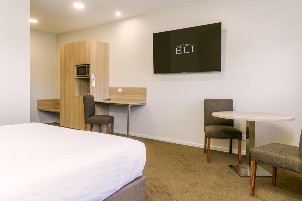 Kuchyň nebo kuchyňský kout v ubytování Elimatta Hotel