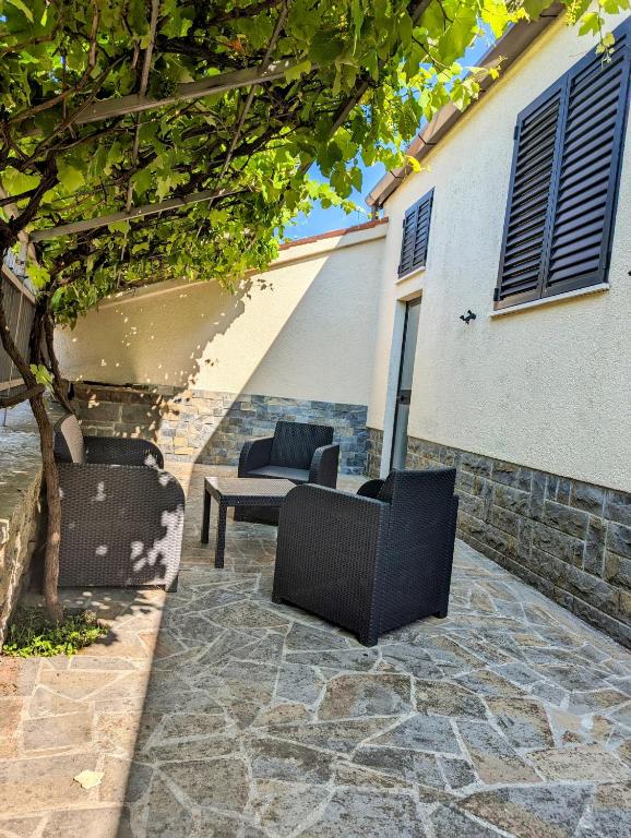 Posezení v ubytování Apartment Fragola