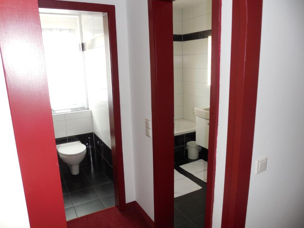 Koupelna v ubytování Hotel Seewirt