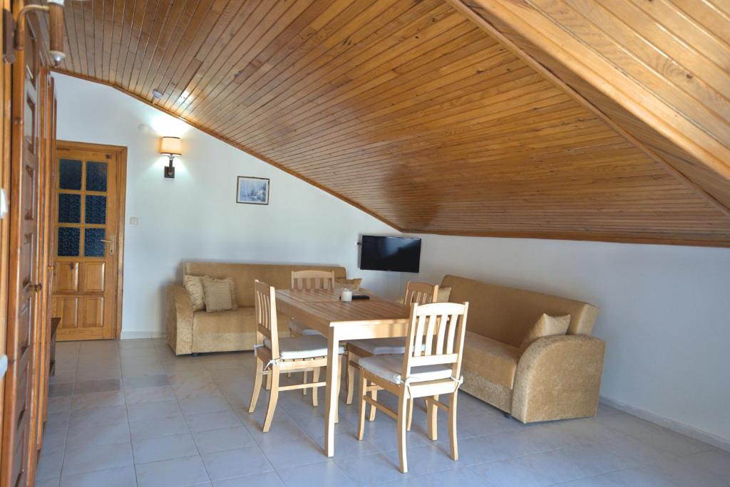 TV a/nebo společenská místnost v ubytování NATURELLA APART HOTEL