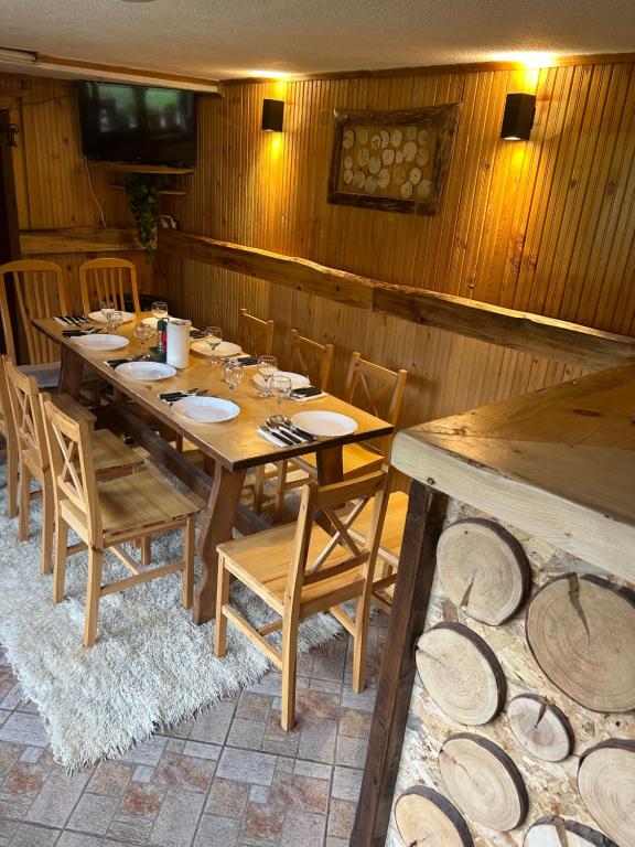 Posezení v ubytování Guest House Rila