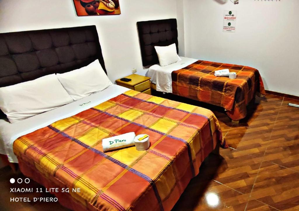 HOTEL D'PIERO MARCONA - Habitación Gemela Con Baño Privado