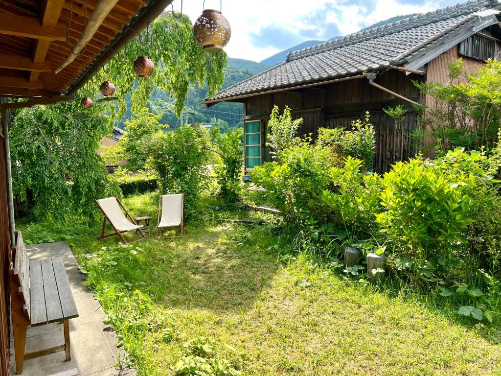 Zahrada ubytování NONAGASE GUEST HOUSE