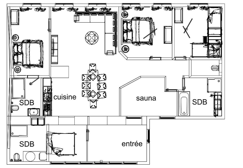 Appartement A Travers Champs avec Sauna et Parking – photo 41