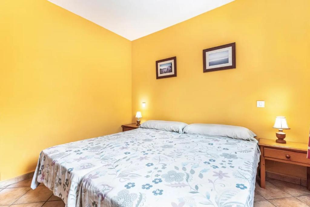 Postel nebo postele na pokoji v ubytování Solymar Jasmin A8