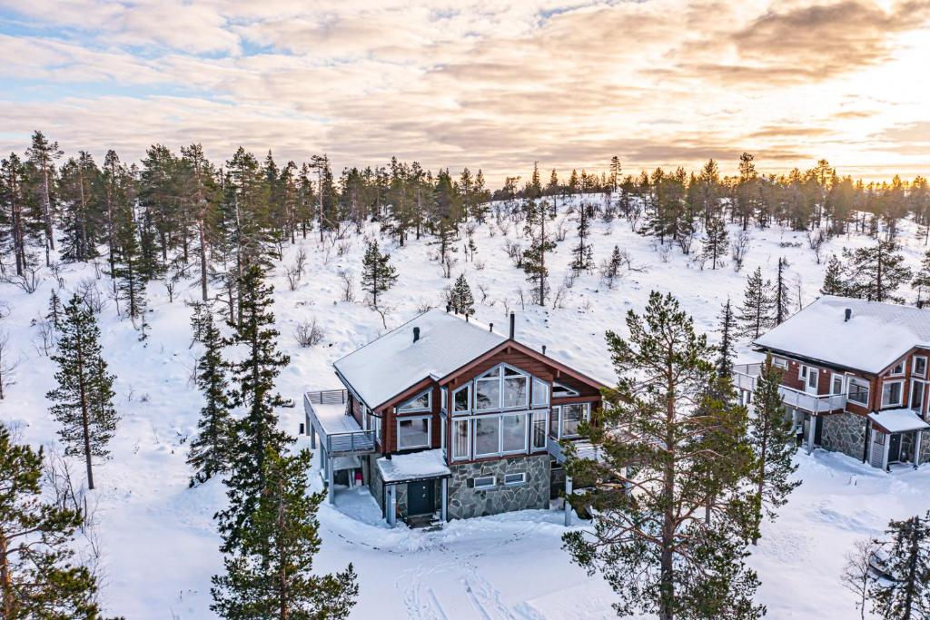 Levillas Kinnastie 33 Villas зимой