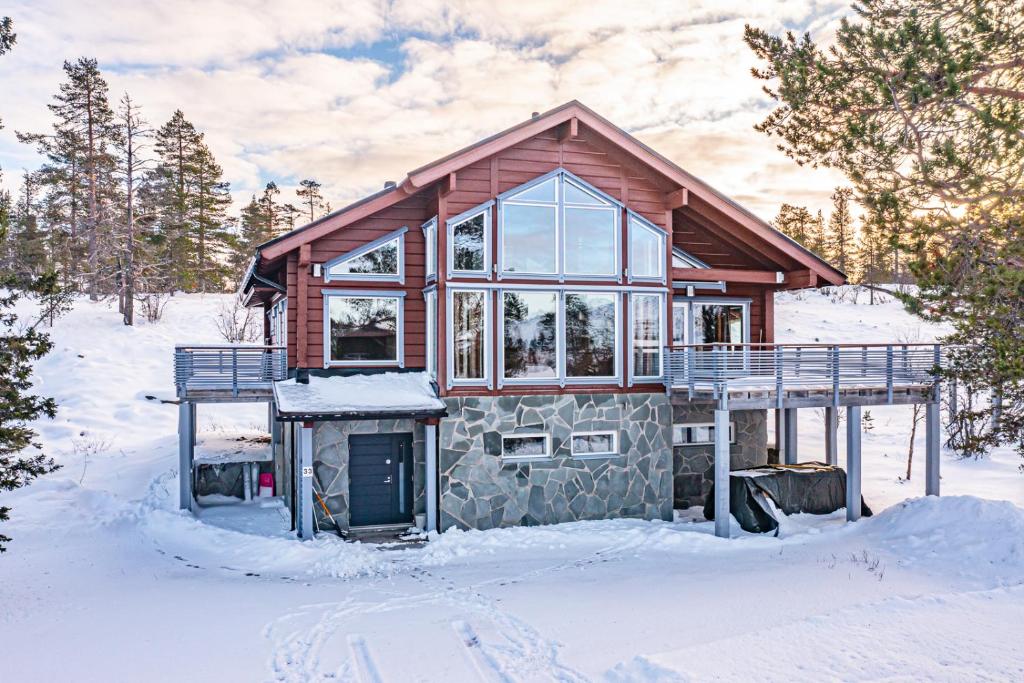 Levillas Kinnastie 33 Villas зимой