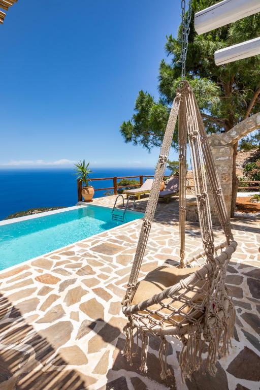 Bazén v ubytování Aegean View Villa nebo v jeho okolí