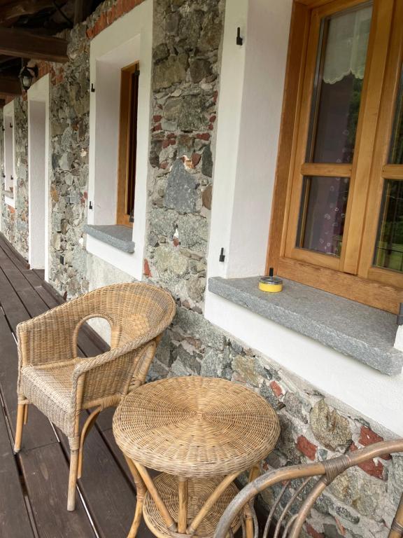 Posezení v ubytování Ospitalità rurale familiare Land Wasser