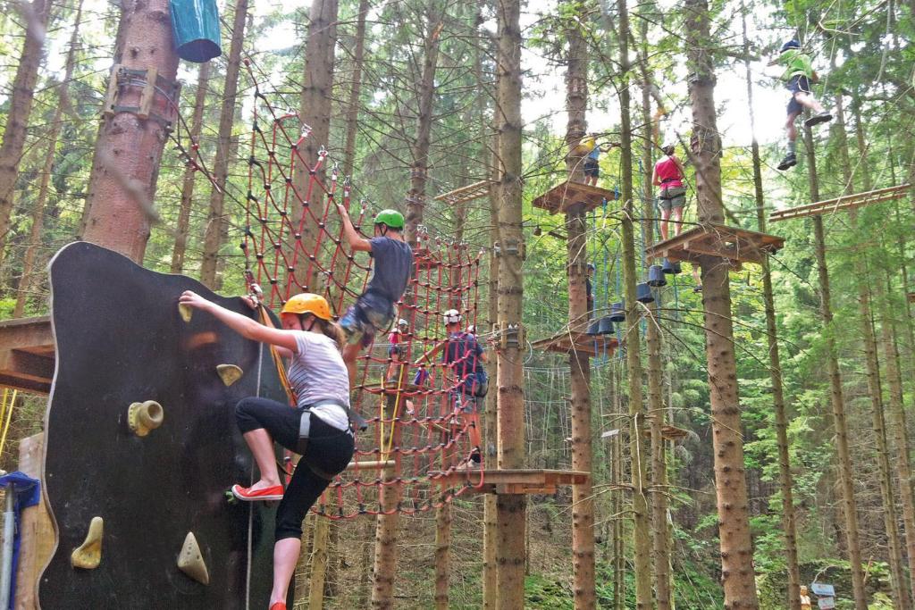 Majutusasutuse Hütte auf 1000m Höhe in Mönichkirchen. külastajad
