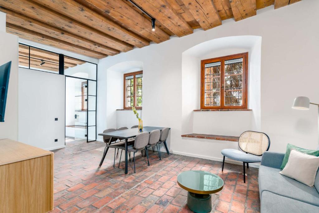 Posezení v ubytování limehome Krems Undstraße