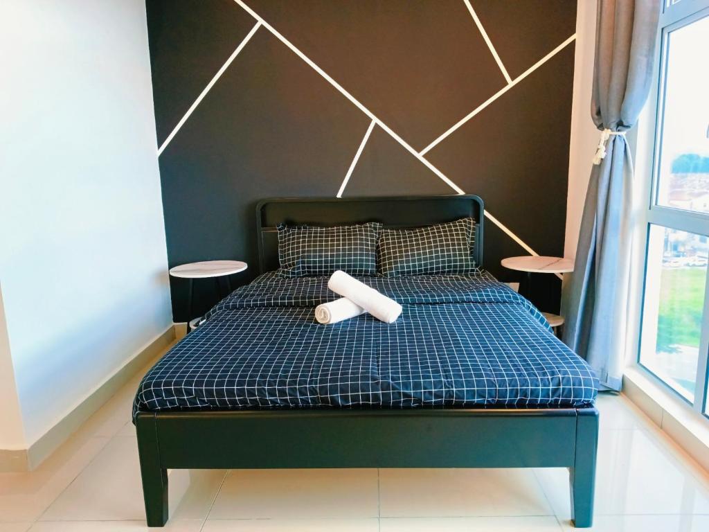 Kulai D'Putra Suites 1min to ioiMall near JPO, Senai Airport - Apartment Mit 2 Schlafzimmern Und Balkon