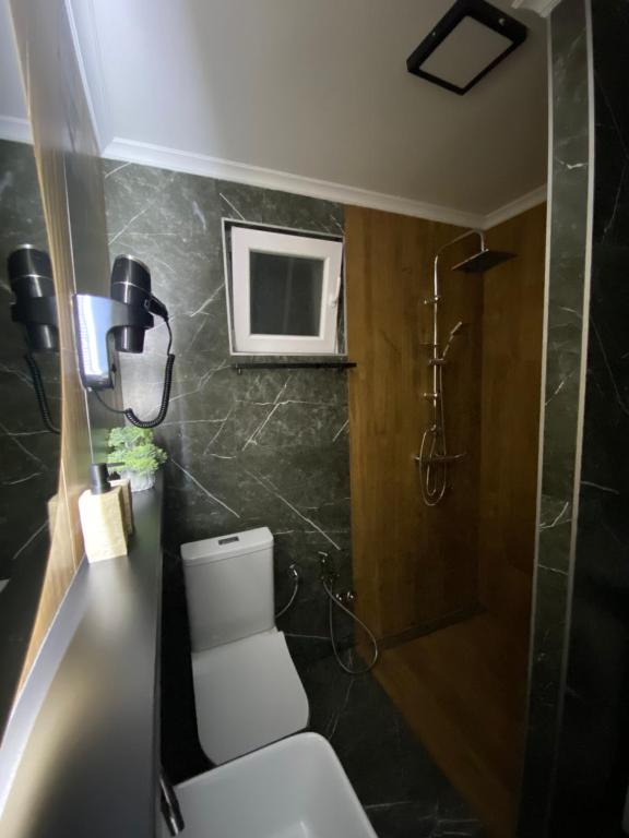 Koupelna v ubytování Apartmani Lazarevic Jagodina