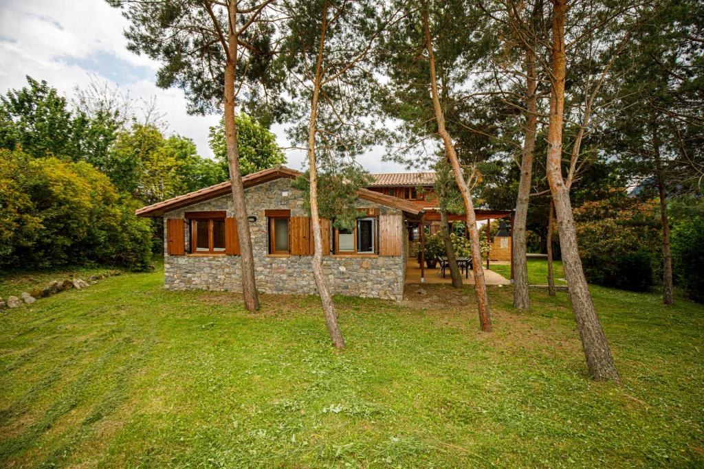 Zahrada ubytování El Refugi de les Basses Apartament
