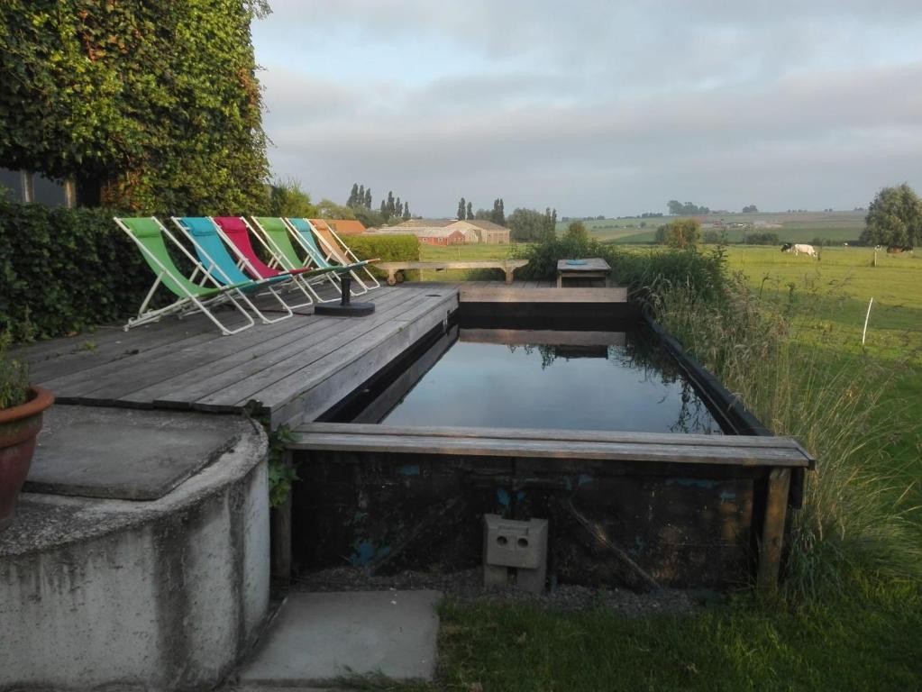 Bazén v ubytování Eeuwenhout vakantiedomein nebo v jeho okolí