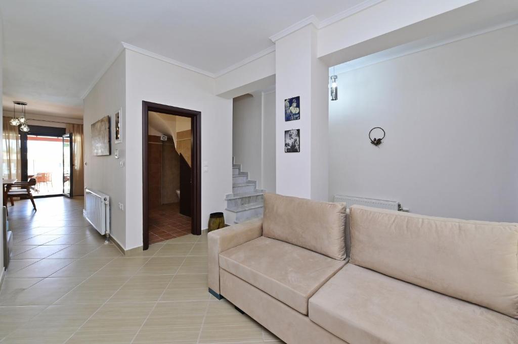 Posezení v ubytování Villa Galini Paliouri