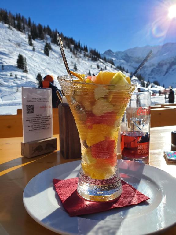 Nápoje v ubytovaní Appartement Alpenkönig