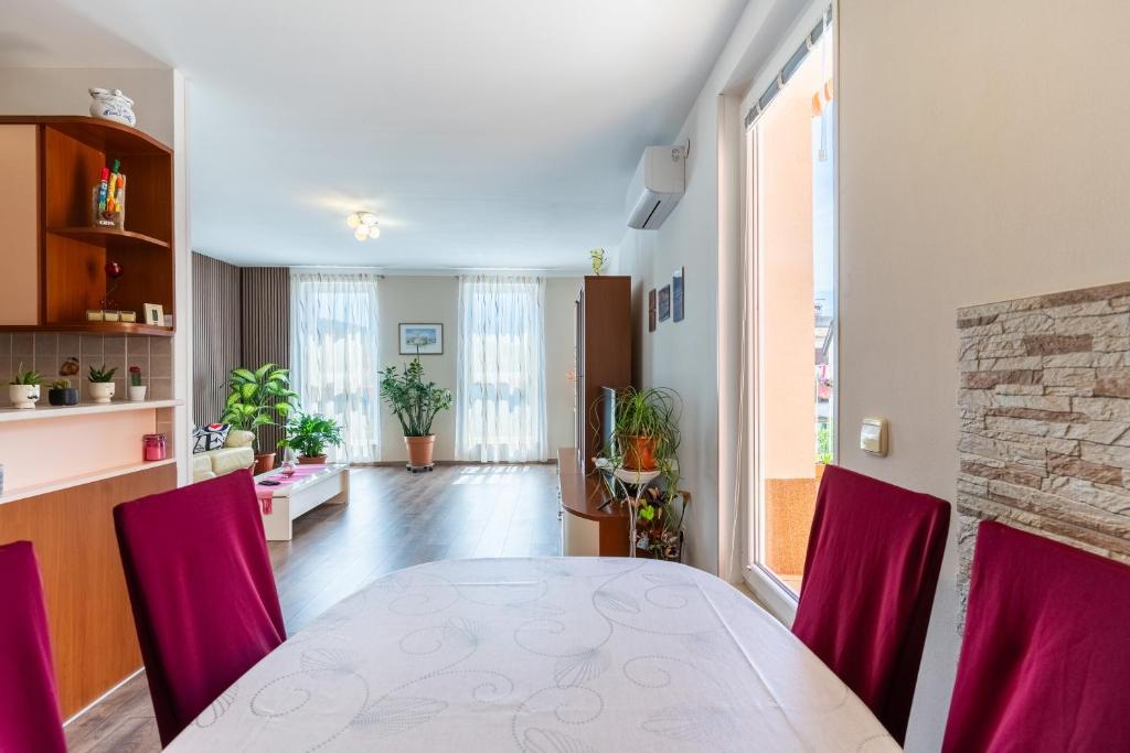 Kuchyň nebo kuchyňský kout v ubytování Apartman Laura
