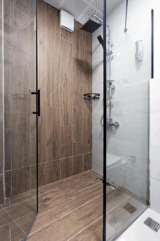Koupelna v ubytování Doqu Suites Hotel
