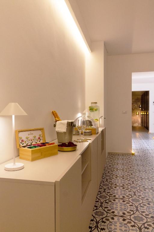 Kuchyň nebo kuchyňský kout v ubytování Dimora San Giuseppe Hotel & SPA