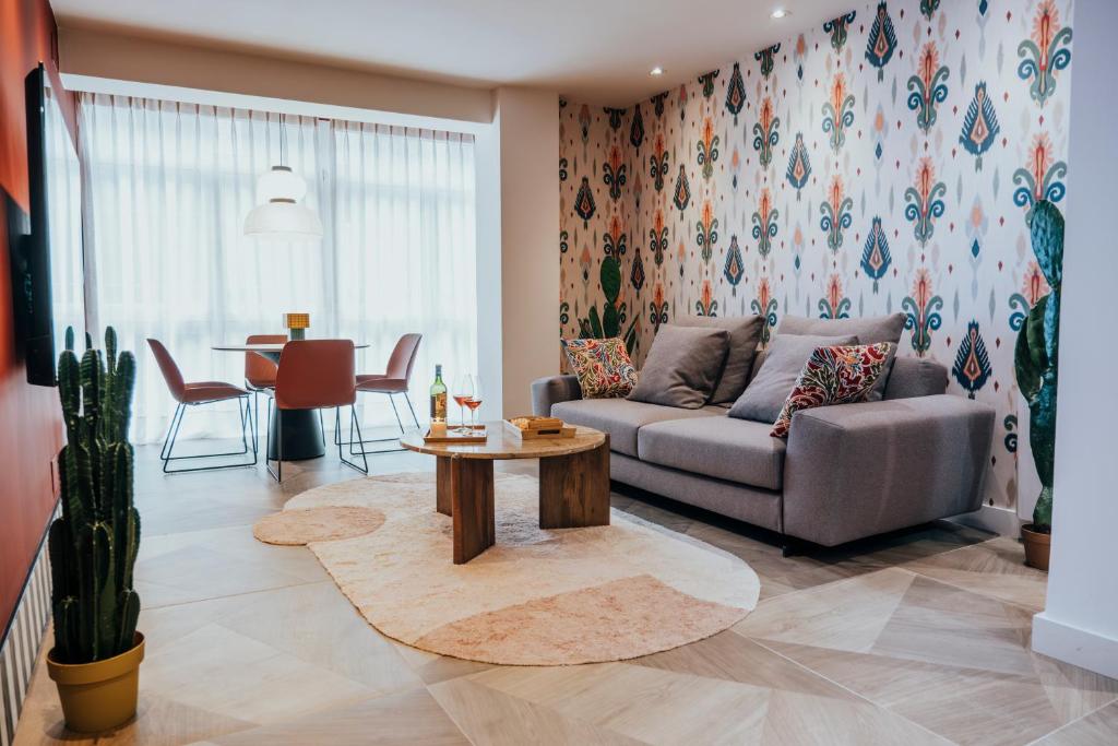 Гостиная зона в Suite85, Exclusivo Apartamento de diseño en la Playa