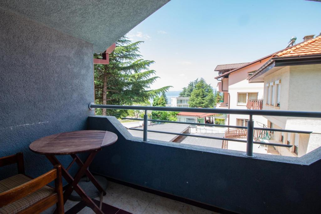 Balcony with street view