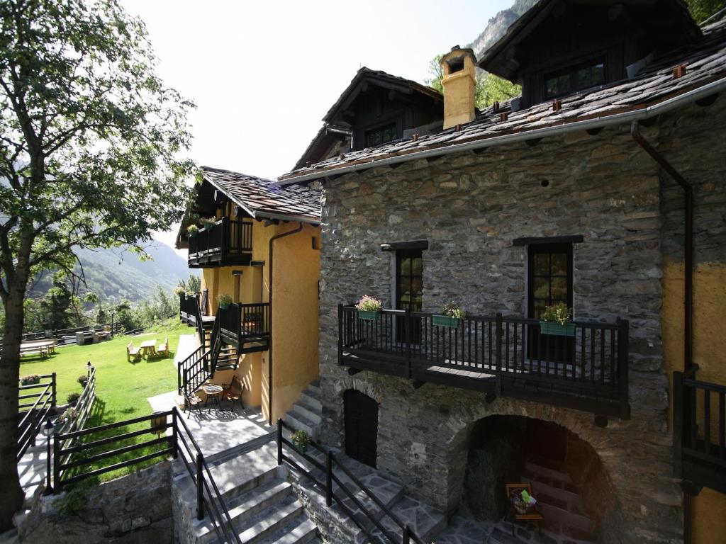 Budova, kde se aparthotel nachází