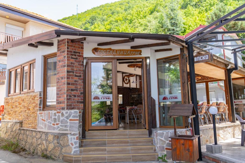 Restaurant entrance