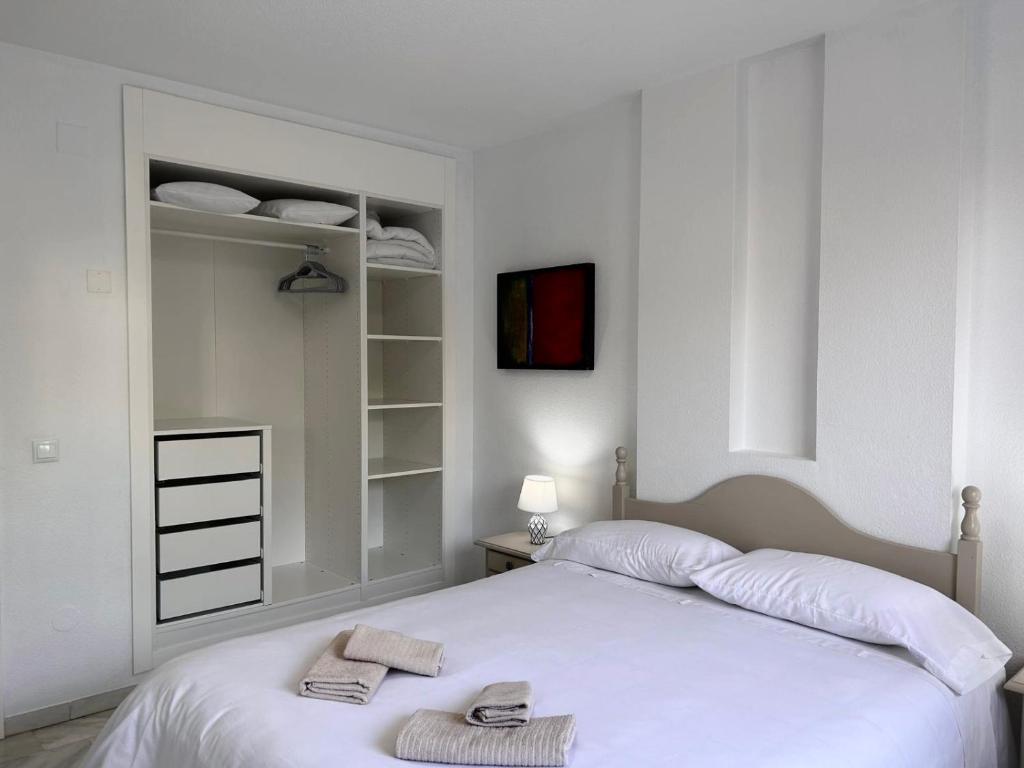 Posteľ alebo postele v izbe v ubytovaní Apartamento Casa Mar Estepona