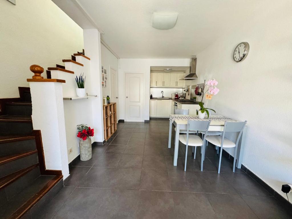 Kuchyň nebo kuchyňský kout v ubytování Bungalow Casita