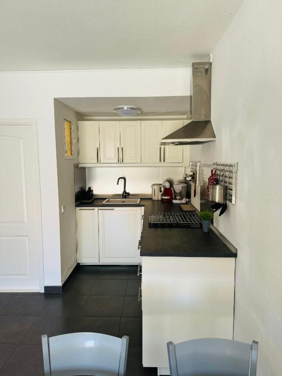 Kuchyň nebo kuchyňský kout v ubytování Bungalow Casita
