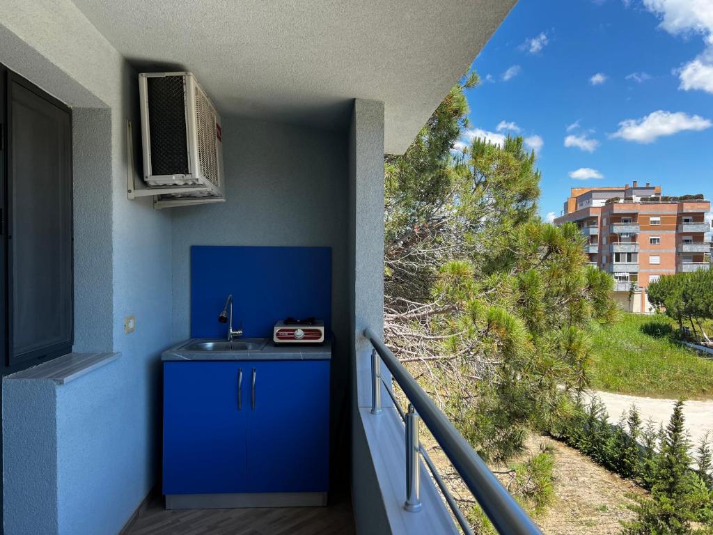 Balkón nebo terasa v ubytování Canary Hotel