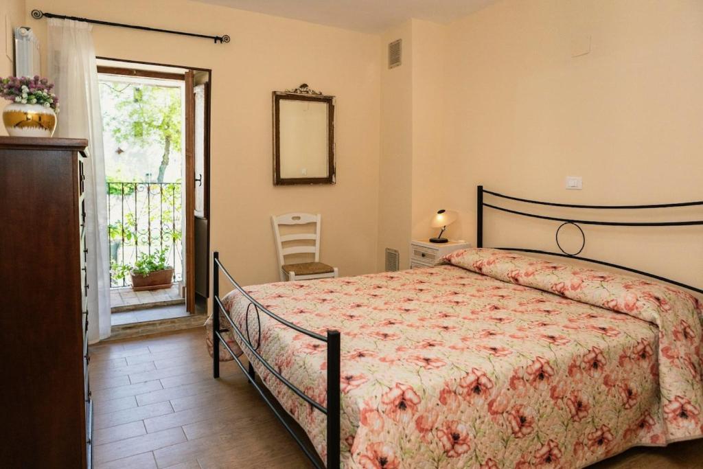 Postel nebo postele na pokoji v ubytování la Casa del Vico