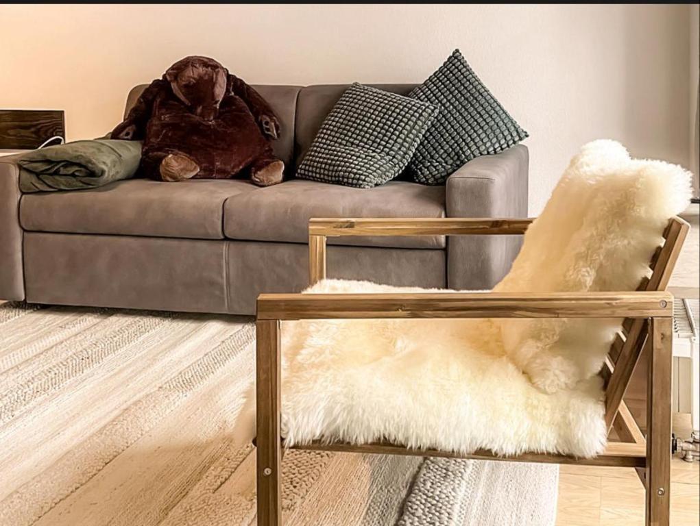 Posezení v ubytování Sankt Moritz Suite