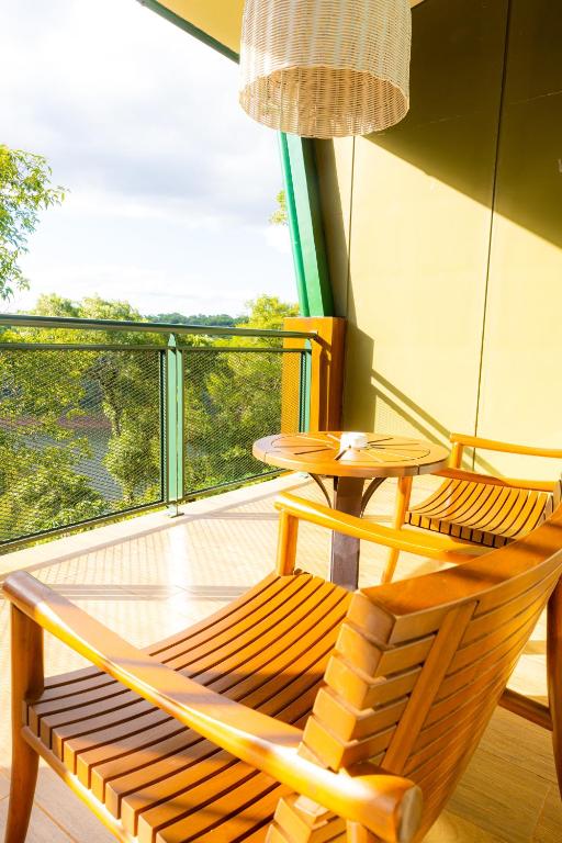 Balkón nebo terasa v ubytování Iguazu Jungle Lodge