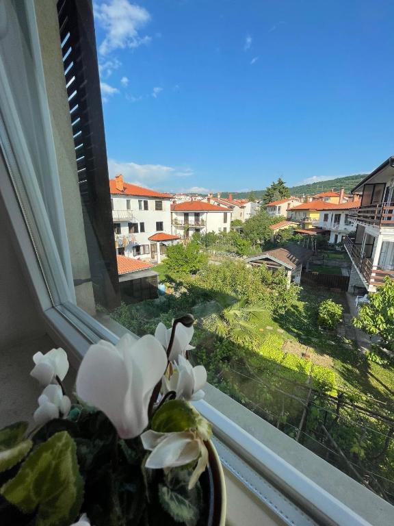 Balkón nebo terasa v ubytování Garni Hotel Keltika