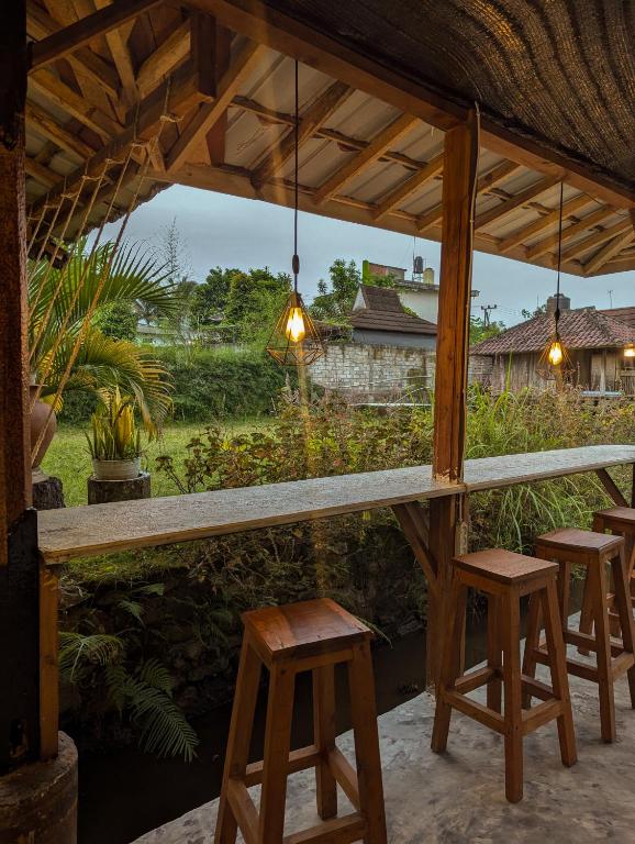 Zahrada ubytování Linkgreen Homestay Lombok