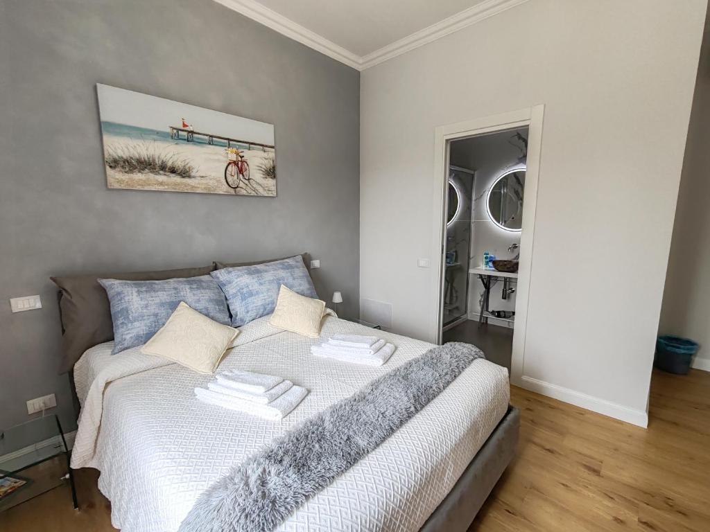 Postel nebo postele na pokoji v ubytování AStri Venice B&B
