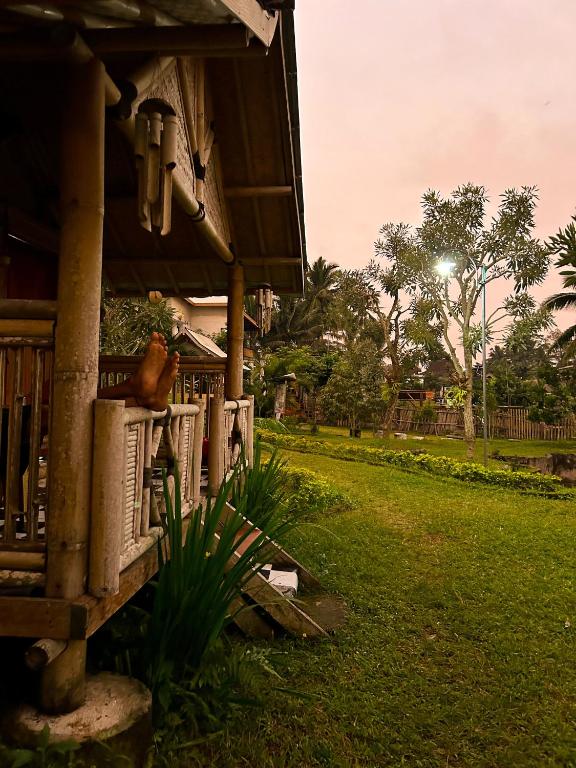 Zahrada ubytování Linkgreen Homestay Lombok