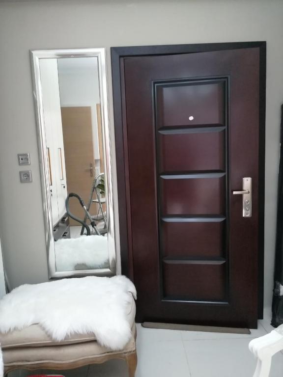 Postel nebo postele na pokoji v ubytování Palataki Residence